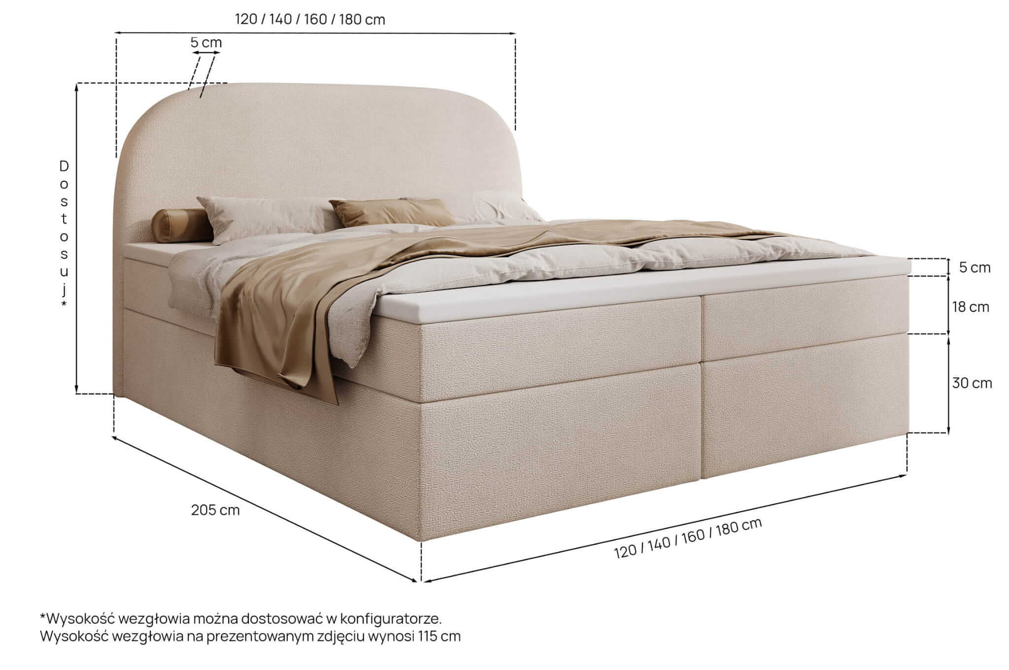 Arch Comfort Continental Bed