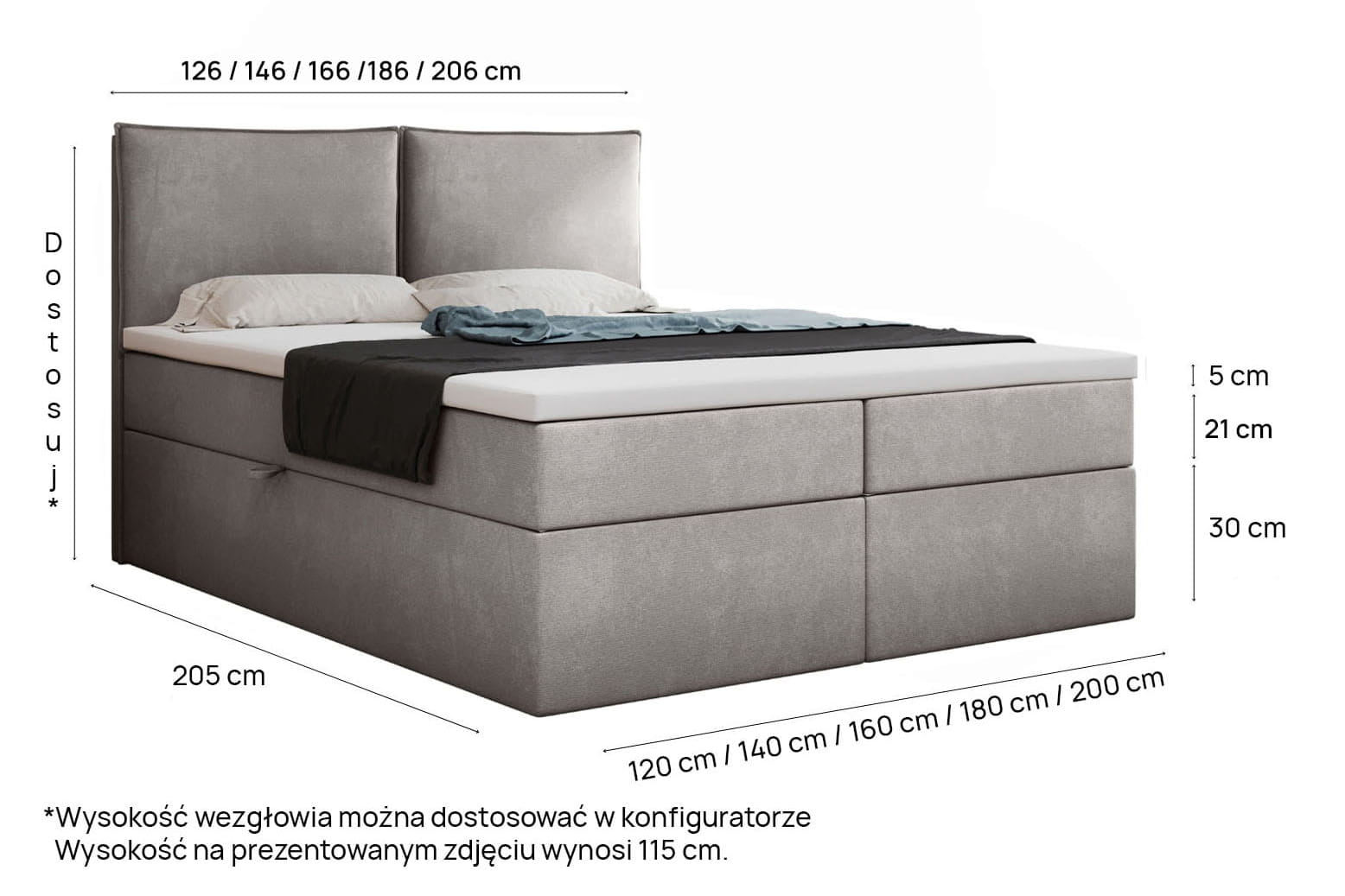 Cushion Duo Continental Bed