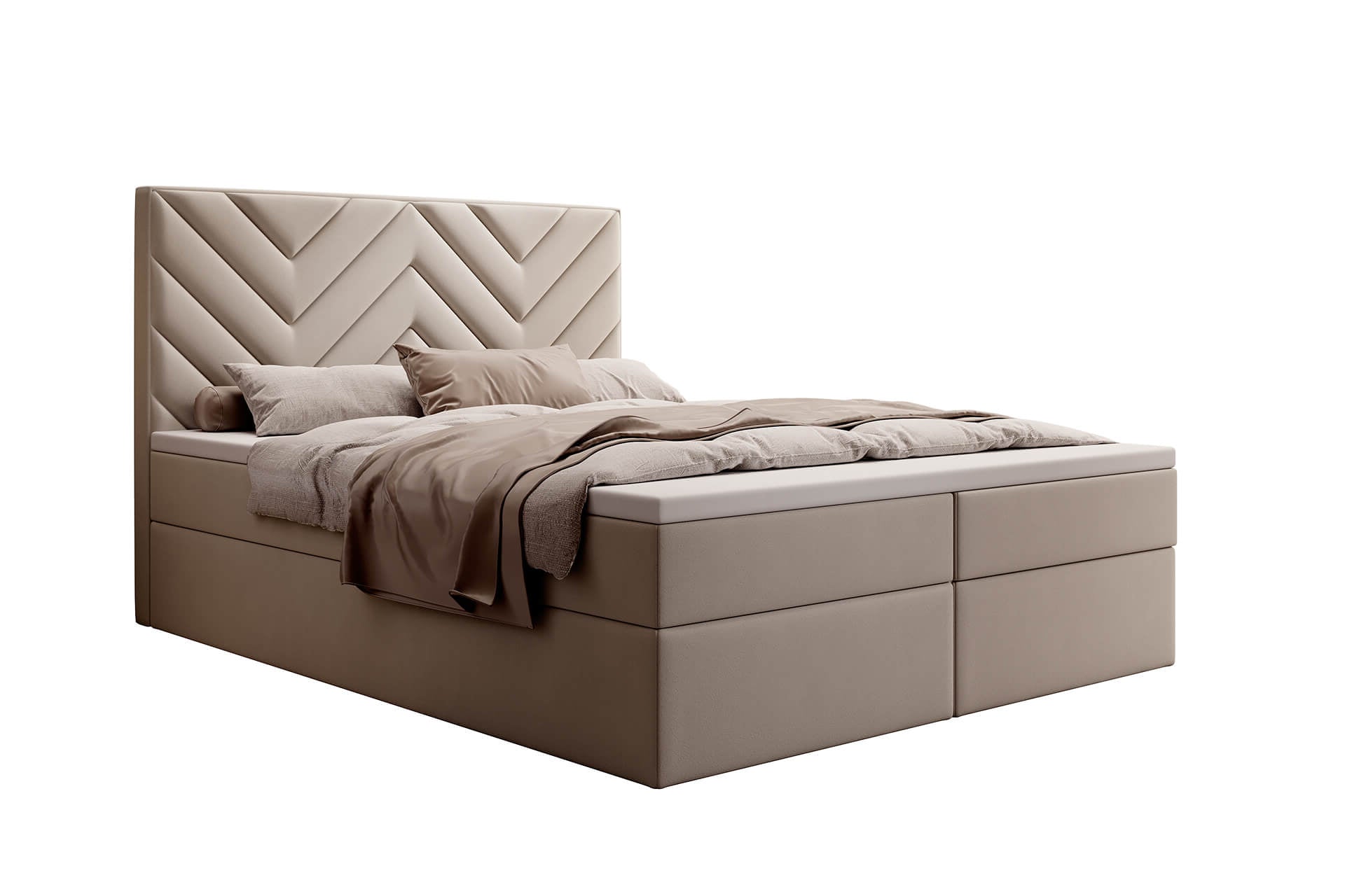 Chevron Lux Continental Bed