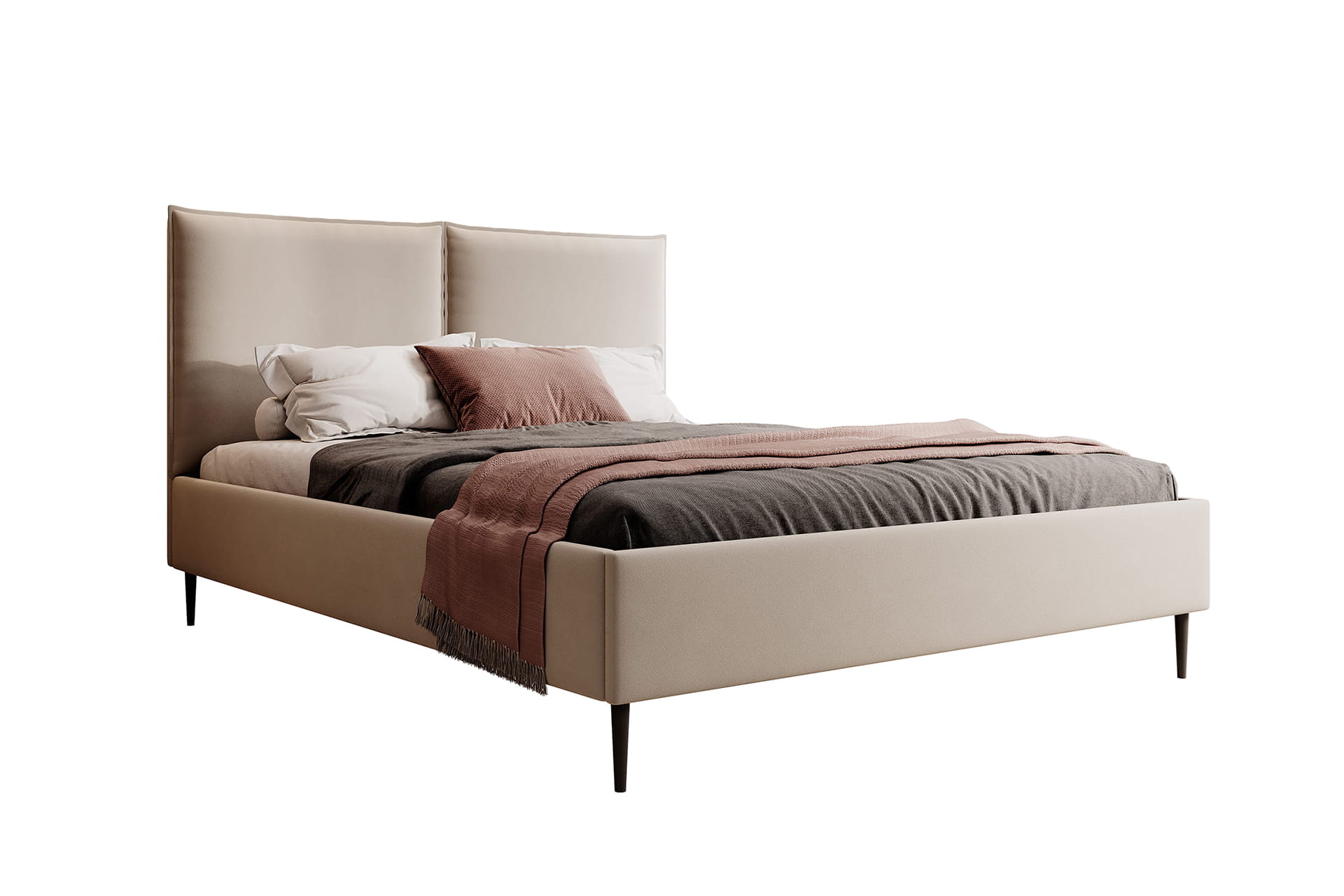 Duo Panel Upholstered Bed
